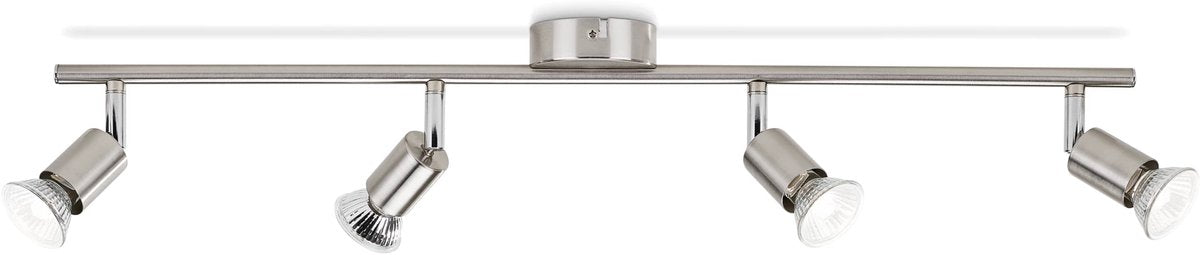 Philips led philips limbali opbouwspot - 4-lichts - nikkel