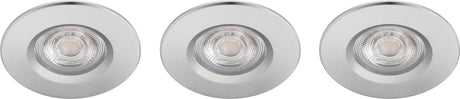 Philips led philips dive badkamerinbouwspot - 3-lichts - chroom