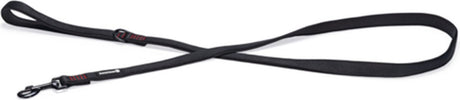 Beeztees parinca premium - hondenriem - nylon - zwart - 180 cm x 20 mm