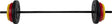 Pure2improve halterset - barbell 130 cm - inclusief 20 kg gewichten