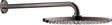 Grohe rainshower hoofddoucheset 310 - douchekop - hard graphite (antraciet glanzend)