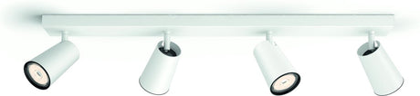 Philips led philips paisley opbouwspot - 4-lichts - wit