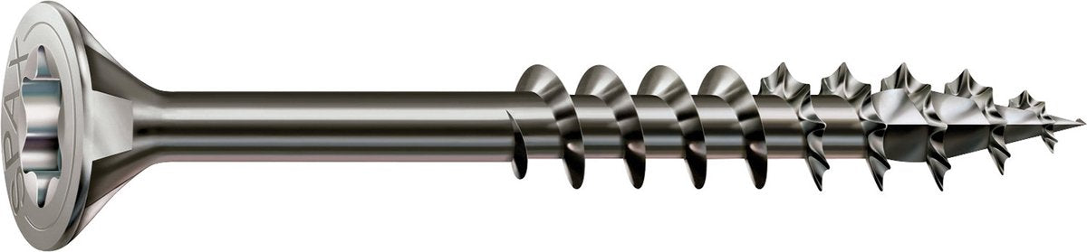 Spax roestvaststalen schroef, 4 x 40 mm, 90 stuks, deeldraad, verzonken kop, t-star plus t20, 4cut, roestvast staal a2 - 8000000276484