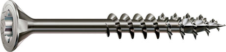 Spax roestvaststalen schroef, 6 x 100 mm, 90 stuks, deeldraad, verzonken kop, t-star plus t30, 4cut, roestvast staal a2 - 8000000288388