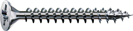 Spax universele schroef, 4 x 50 mm, 180 stuks, voldraad, verzonken kop, kruiskop z2, 4cut, wirox - 8000000287350