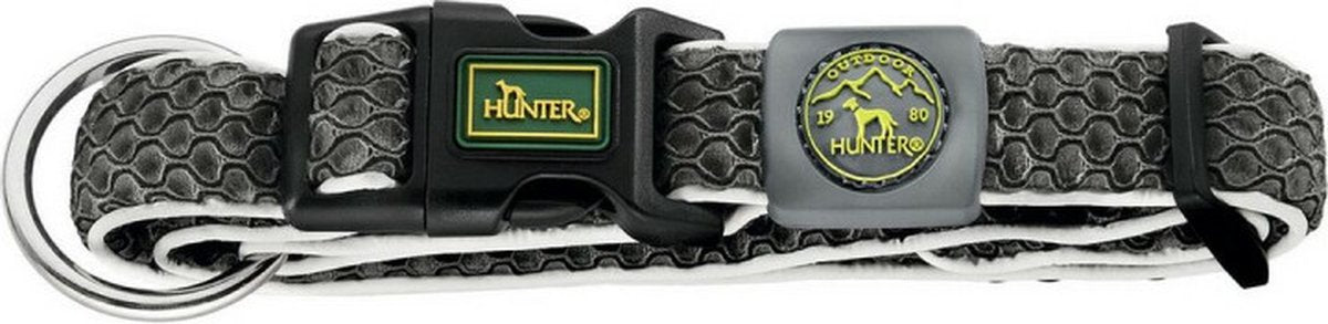 Hunter hondenhalsband hilo vario plus antraciet 40-60 cm