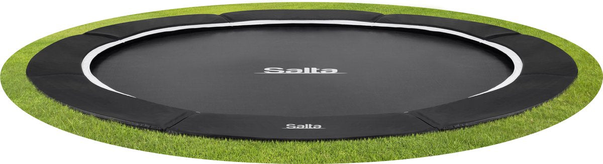 Salta royal baseground sports - inground trampoline - ø 396 cm - zwart