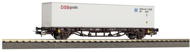 Piko h0 27720 h0 containerwagen lgjs van de dsb