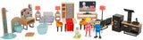 Small foot - houten poppenhuis meubeltjes modern complete set, 31dlg.