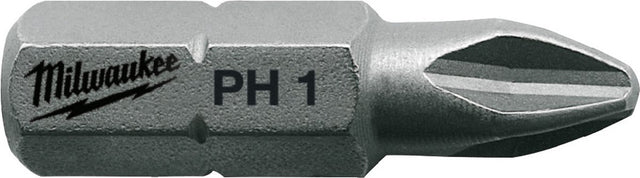 Milwaukee schroefbits ph 1 x 25 mm - 25 stuks - 4932399586