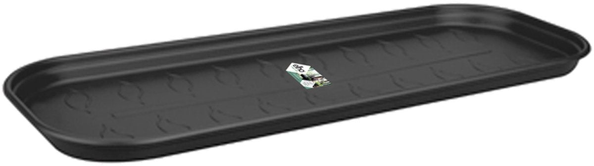 Elho green basics kweektray schotel 51 - schotel voor binnen en buiten - kweken en oogsten - ø 51.0 x h 2.4 cm - living black