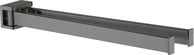 Plieger altea handdoekhouder – 2-arm – 36 cm breed – geborsteld gunmetal