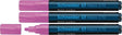Schneider schrijfwaren schneider lakmarker - maxx 270 - lijnbreedte 1-3 mm - roze - 3 stuks - verfstift - s-127009-3