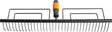 Fiskars quikfit™ gazonhark - brede hark - tuinhark - tuingereedschap -18 cm