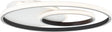 Brilliant merapi - plafondlamp - led 32w - 3000k - wit zwart