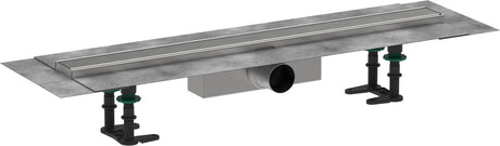 Hansgrohe raindrain compact - douchegoot 70 cm, met rooster, geborsteld roestvrij staal 56176800