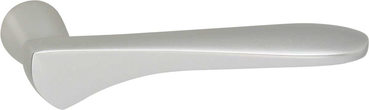 Impresso watford deurkruk - modulair - aluminium f1 - geschikt voor binnendeuren 38 t m 45 mm - stift 8 mm - inclusief bevestigingsmateriaal - verpakt per 2 - kleur zilver
