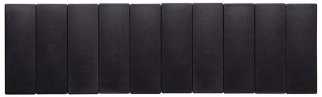 Maul magneet rechthoek 10 stuks 1 kg kunststof ferriet bruchsicher erodiert lackiert 5.4 x 1.9 x 0.9 cm zwart