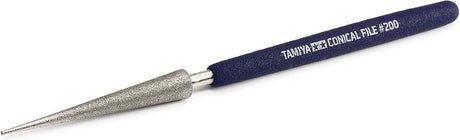 Tamiya vijlenset - 74164 conical file - 55mm - 8mm - vijl gereedschap