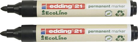 Creativ company permanente marker edding ecoline 21 1,5-3mm zwart