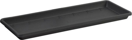 Elho barcelona balkonbak schotel 50 - schotel voor balkon buiten - ø 45.0 x h 2.8 cm - antraciet