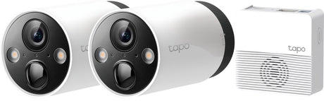 Tp-link tapo c420s2 - 2 beveiligingscamera's ip camera+basisstation voor binnen buiten - 2.5k ultra hd