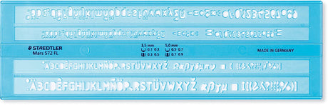 Staedtler - mars 572 fl - schriftsjabloon