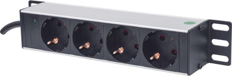Intellinet - 714020 - 10 inch - stekkerdoos - zwart