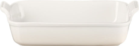 Le creuset ovenschaal 26 cm - 2,4 l - aardewerk - meringue - rechthoek