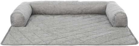 Trixie nero sofa-bed meubelbeschermer | luxe grijs huisdierbed met opstaande rand l