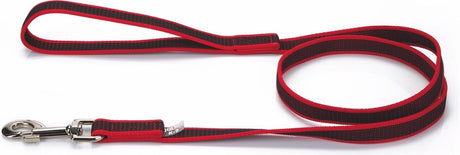 Julius k9 anti slip hondenriem rood 20mm x 1.2m met handvat