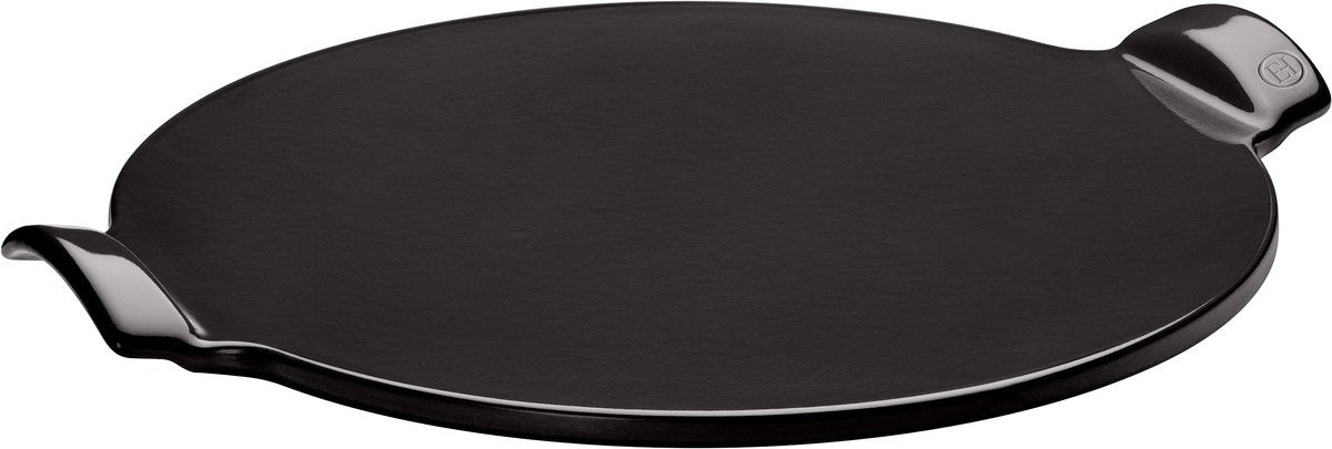Emile henry pizzasteen glad - ø370mm - fusain