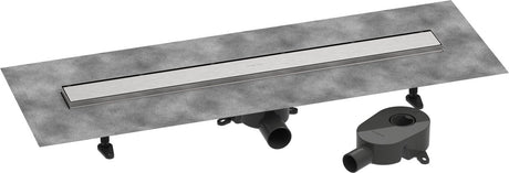 Hansgrohe raindrain go - douchegoot 80 cm met dubbelzijdig rooster, voor tegelinzet, geborsteld roestvrij staal 56273800