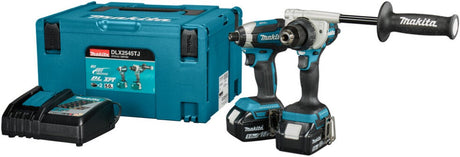 Makita dlx2545tj accu combiset 2-delig (ddf492 + dtd153) 18v 5.0ah in mbox