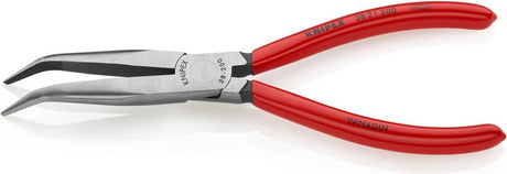 Knipex 38 21 200 mechanicatang gebogen halfronde bek 200mm