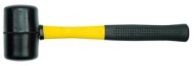 Vorel - rubber hamer - 1200g - fiberglas handvat - tuv gs