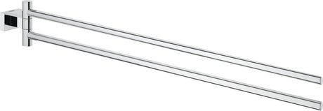 Grohe essentials cube handdoekhouder - met twee draaibare armen