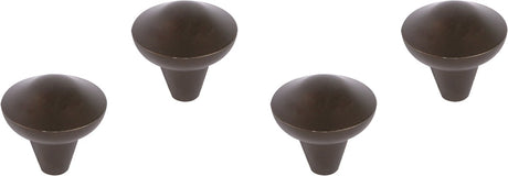 Differnz groningen knop 20 mm - brons