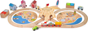Bigjigs kust opruim trein set
