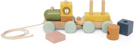 Trixie houten mini dierentrein â€“ 18m+ â€“ fsc hout - leuk als verjaardagscadeau