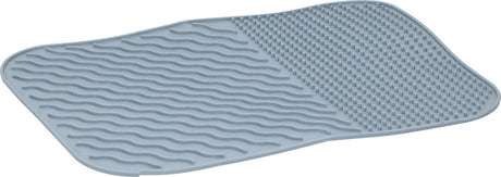 Alpina - afdruipmat - anti slip - flexibel - siliconen - grijs - 34 x 26 cm