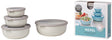 Mepal - multikom cirqula vershouddoos set - 350 + 750 + 1250 + 2250 ml - rond - nordic white