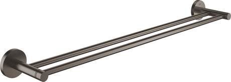 Grohe essentials handdoekhouder - 60cm - dubbel - brushed hard graphite