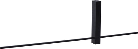 Lucide segin - wandlamp - led - 1x6w 2700k - zwart