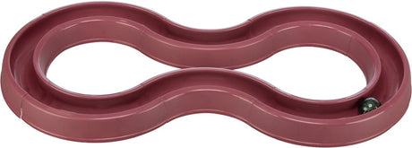 Trixie flashing ball race kunststof roze 65x31 cm one size