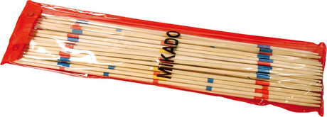 Longfield mikado jumbo 50 cm – in kunststof etui – groot concentratie- behendigheidsspel voor binnen buiten – familiespel – engelhart