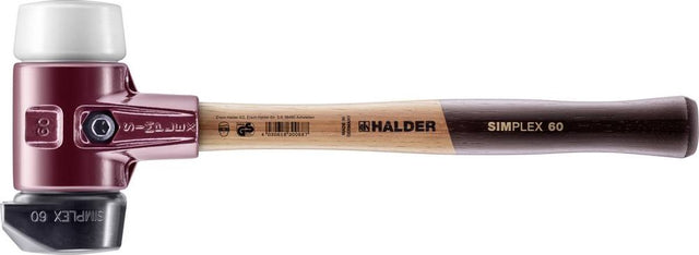 Halder simplex 3027.260 voorhamer ergonomische handgreep, middelhard 1540 g 405 mm 1 stuk(s)