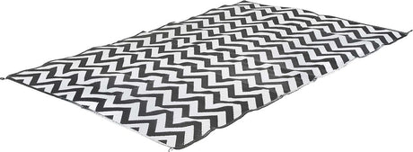 Bo-camp - chill mat - wave - m - zwart wit