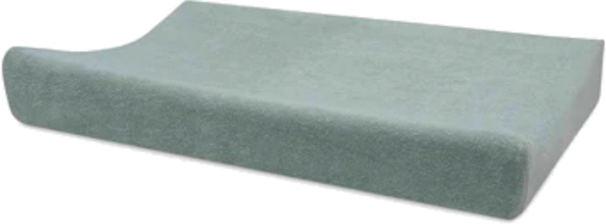 Jollein - aankleedkussenhoes badstof 50x70cm - zachte hoes baby aankleedkussen - sea green - 2 stuks