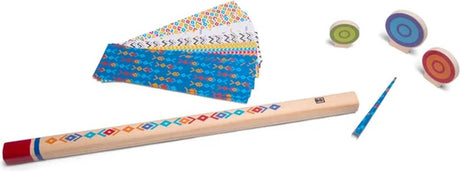 Bs toys blaaspijp - buitenspeelgoed - vanaf 6 jaar - papierspel - fsc - hout